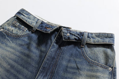 High-Waisted Classic Jeans | Tajstylo