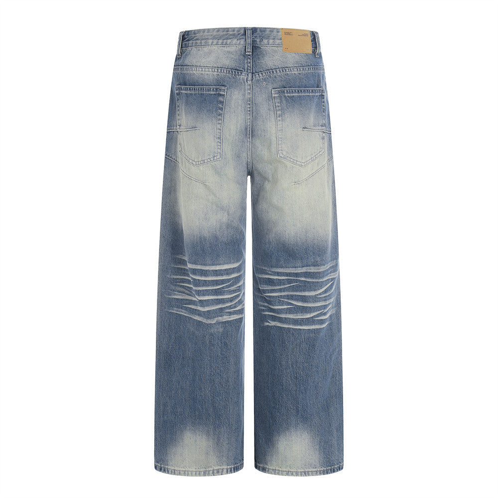 Color Blocked Polished Denim Jeans | Tajstylo