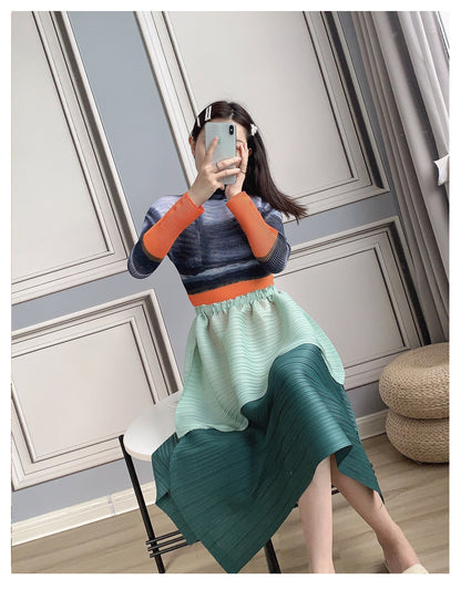 Miyake Pleated Corset Top | Tajstylo