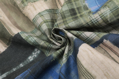 Green Plaid Long Sleeve Shirt | Tajstylo
