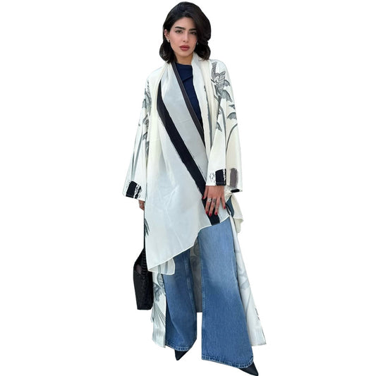 Open Front Cape with Scarf Set | Tajstylo
