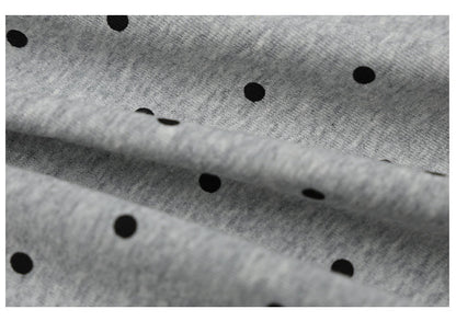 Polka Dot Color-Block Collar Sweater | Tajstylo