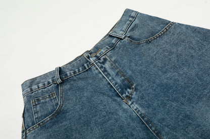 Washed Denim Pants | Tajstylo