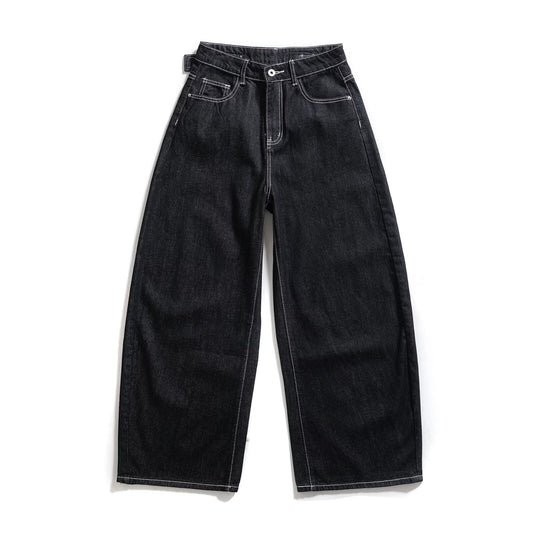 Woman wearing Classic Versatile Fashionable Denim Jeans in a casual setting