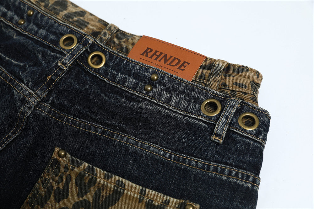 Black Denim Straight Leg Jeans | Tajstylo