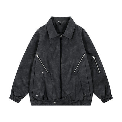 Suede Collar Jacket for Women | Tajstylo