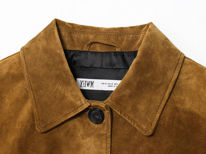 Casual Suede Jacket | Tajstylo