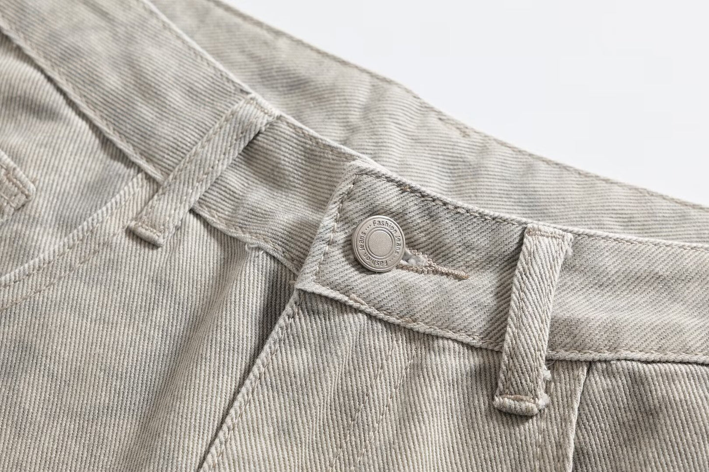 Deep Space Gray Tie-Dye Straight Leg Jeans | Tajstylo