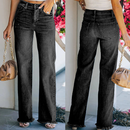 Loose Denim Pants for Women | Tajstylo