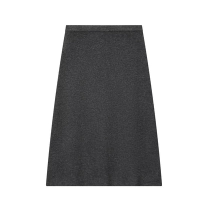 Belted Knitted Vest and Half Skirt Set | Tajstylo