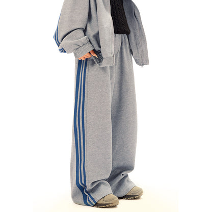 Solid Color Sports Leisure Jacket and Pants Set | Tajstylo