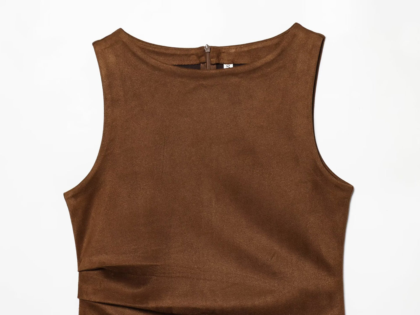 Sleeveless High Waist Short Dress | Tajstylo