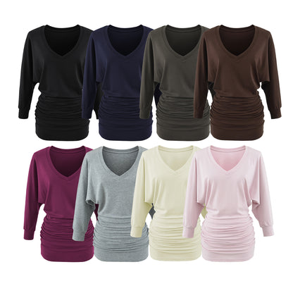 Long Sleeved Color Block Dress | Tajstylo