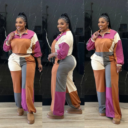 Sporty Woven Two-Piece Set | Tajstylo