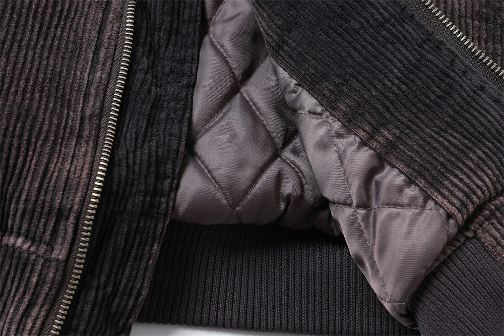 Fake Corduroy Short Jacket | Tajstylo