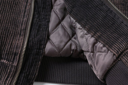 Fake Corduroy Short Jacket | Tajstylo