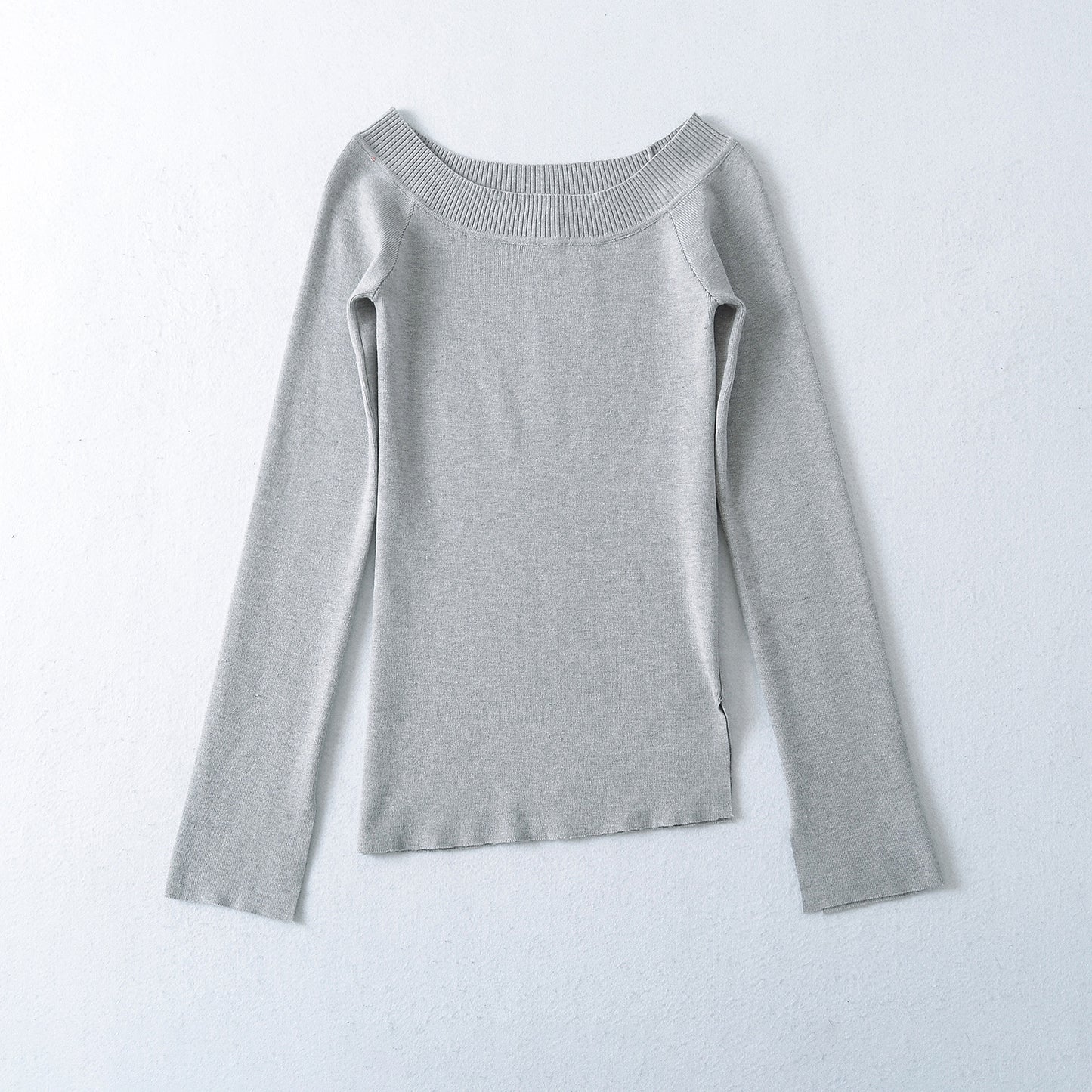 One Shoulder Slit Slanted Hem Top | Tajstylo