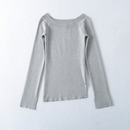 One Shoulder Slit Slanted Hem Top | Tajstylo
