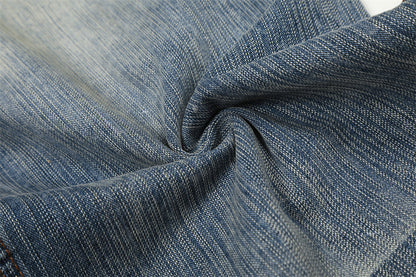 Curved Knife Denim Pants | Tajstylo