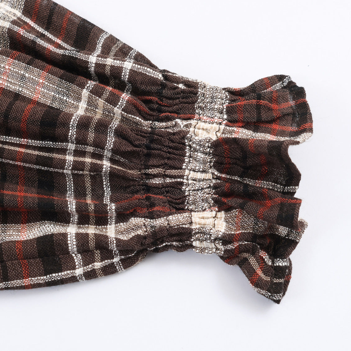 Long Sleeve Honeycomb Plaid Shirt | Tajstylo