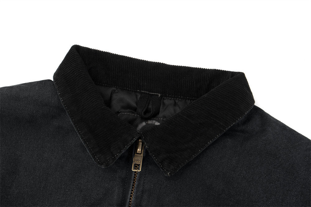 Color Block Denim Workwear Jacket | Tajstylo