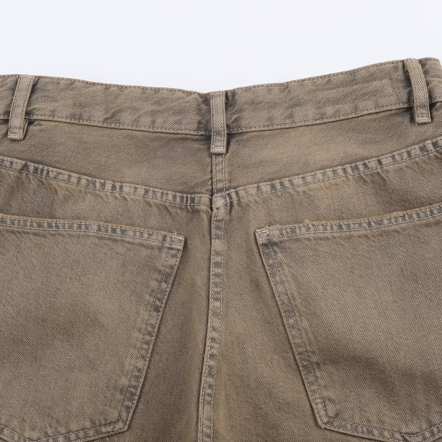 Loose Bucket Shape Low Waist Jeans | Tajstylo