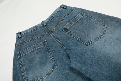 Washed Denim Pants | Tajstylo