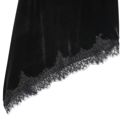 Velvet Lace Midi Dress | Tajstylo