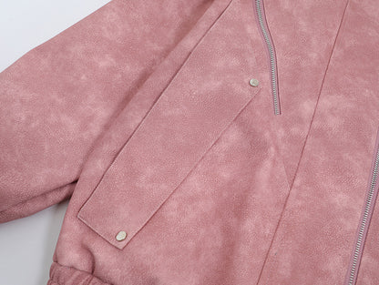 Suede Collar Jacket for Women | Tajstylo
