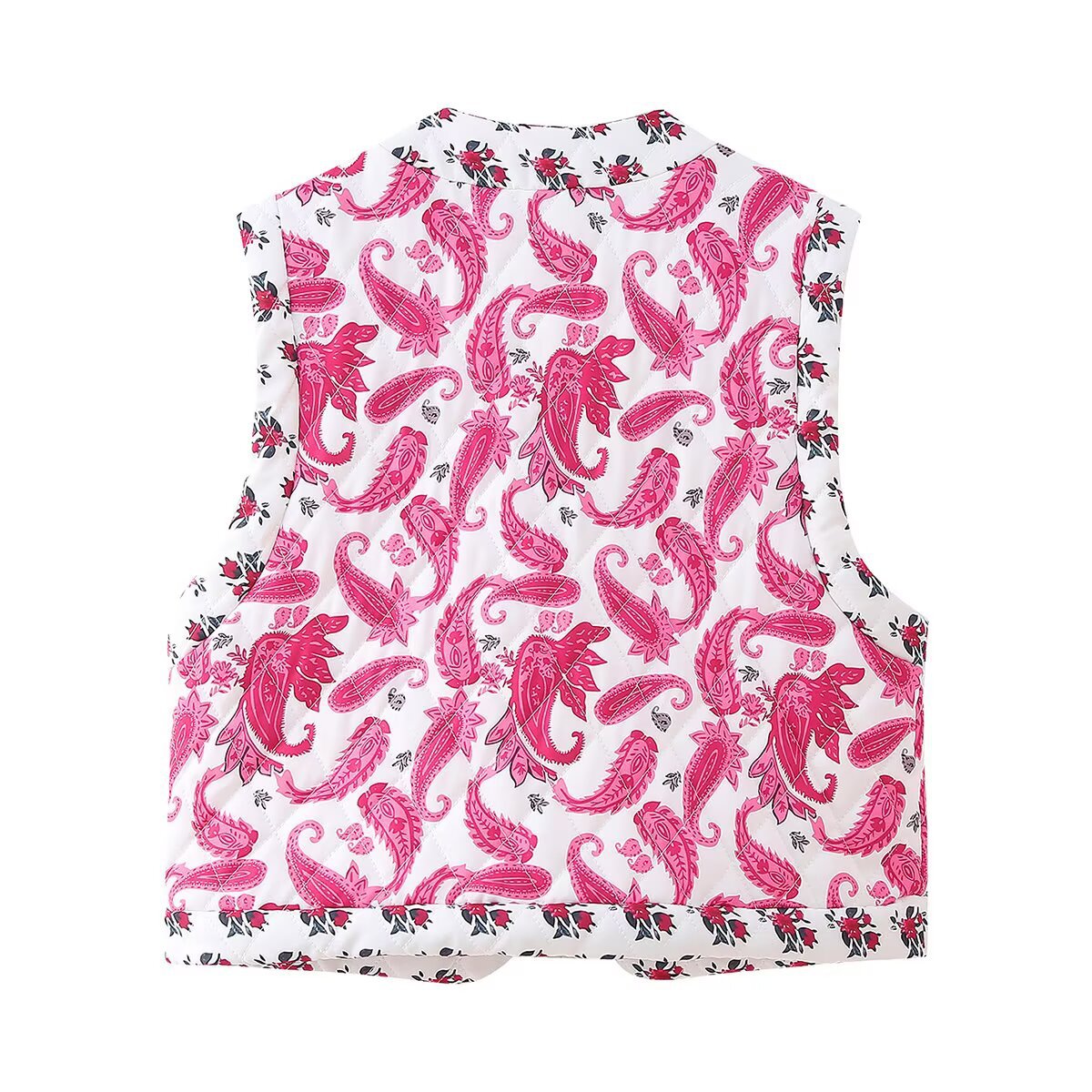Quilted Patchwork Vest for Women | Tajstylo