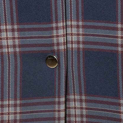 Checkered Hooded Cotton Jacket | Tajstylo