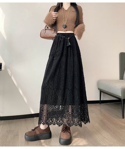 Lace Midi Skirt | Tajstylo