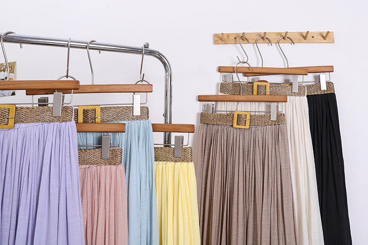 Solid Color A-Line Skirt | Tajstylo