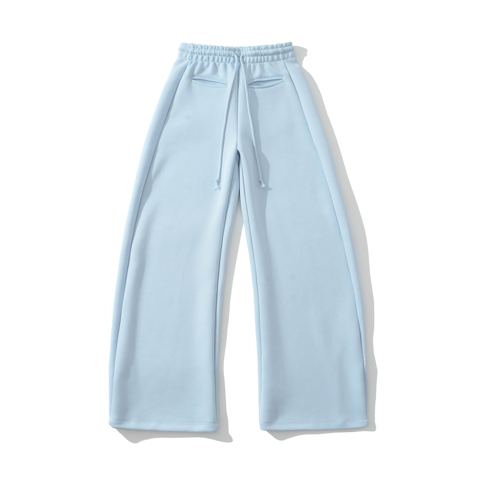 Woman wearing Drawstring Wide Leg Pants in a casual setting