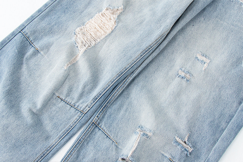 Vintage Distressed Wide Leg Jeans | Tajstylo