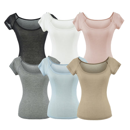 Square Collar Top for Women | Tajstylo