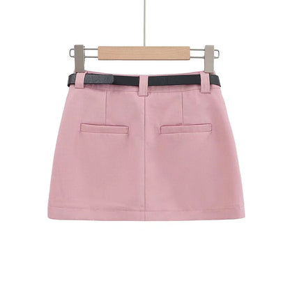 Pleated Short Skirt | Tajstylo