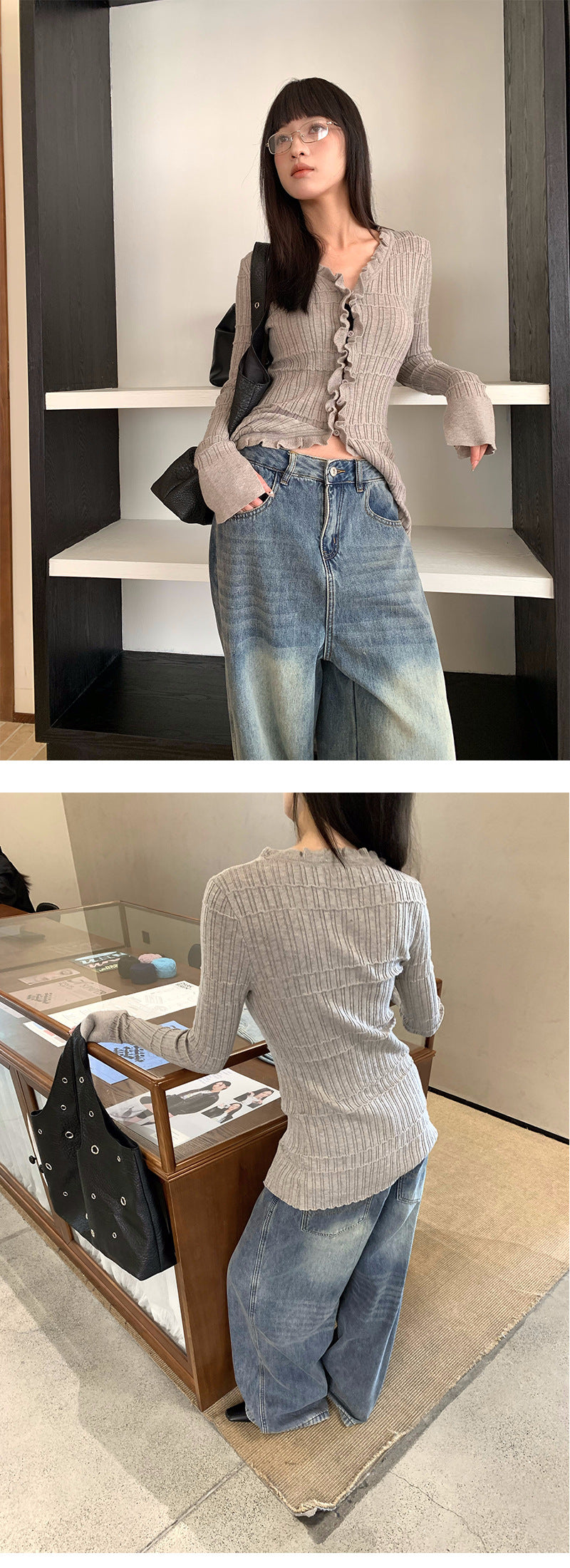 High Waisted Wide Leg Jeans | Tajstylo