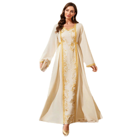 Embroidered Edge Mother and Daughter Robe | Tajstylo