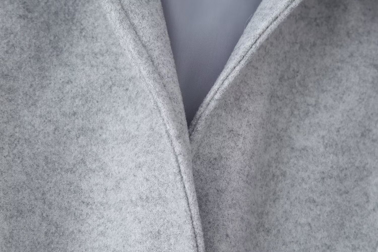 Casual Wool Blend Coat | Tajstylo