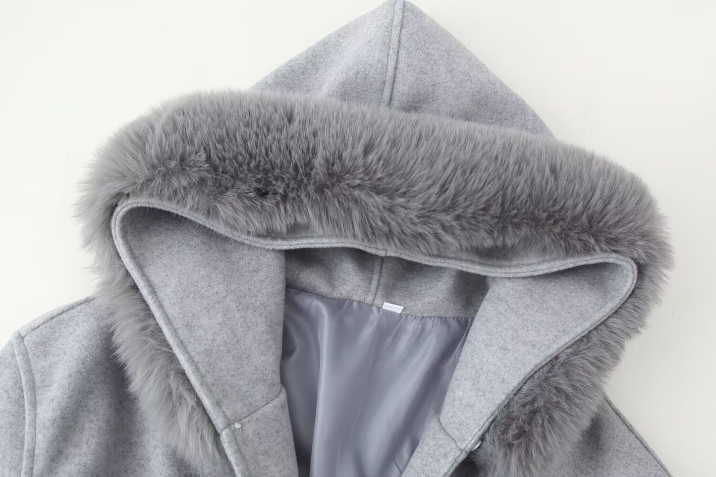 Casual Wool Blend Coat | Tajstylo