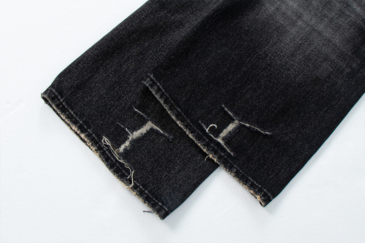 Distressed Vintage Combat Denim Pants | Tajstylo