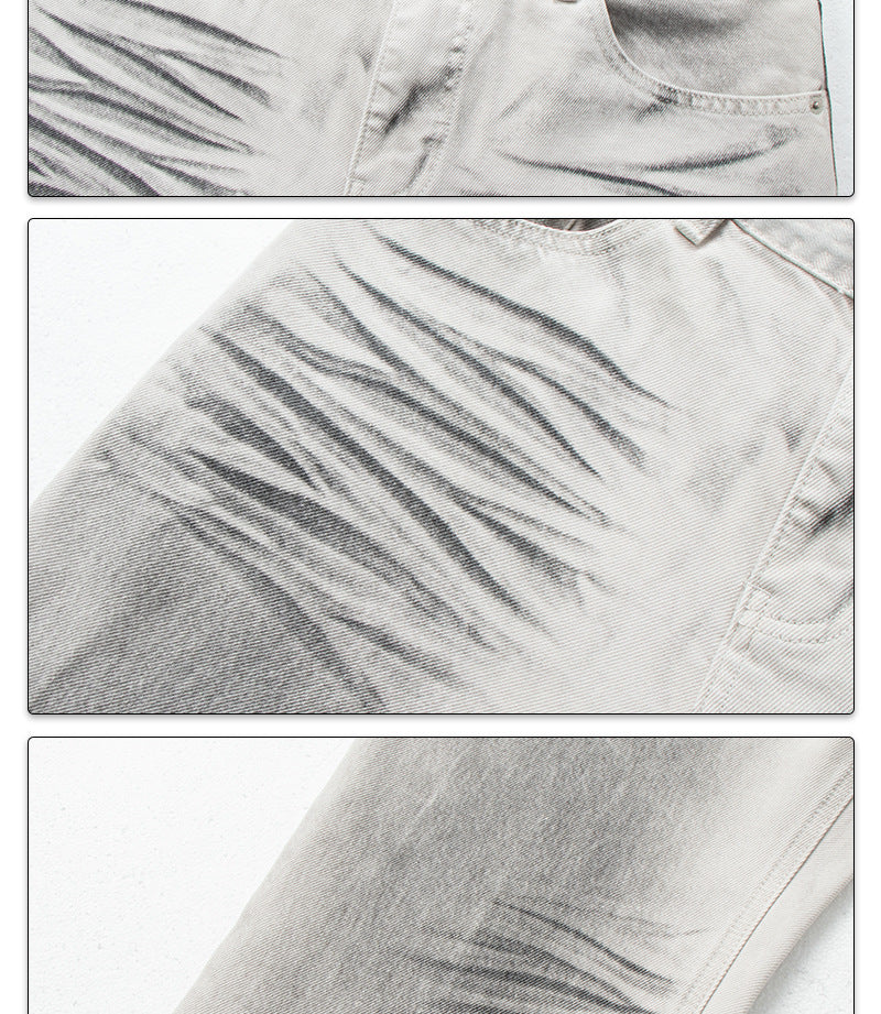 Distressed Flared Denim Pants | Tajstylo