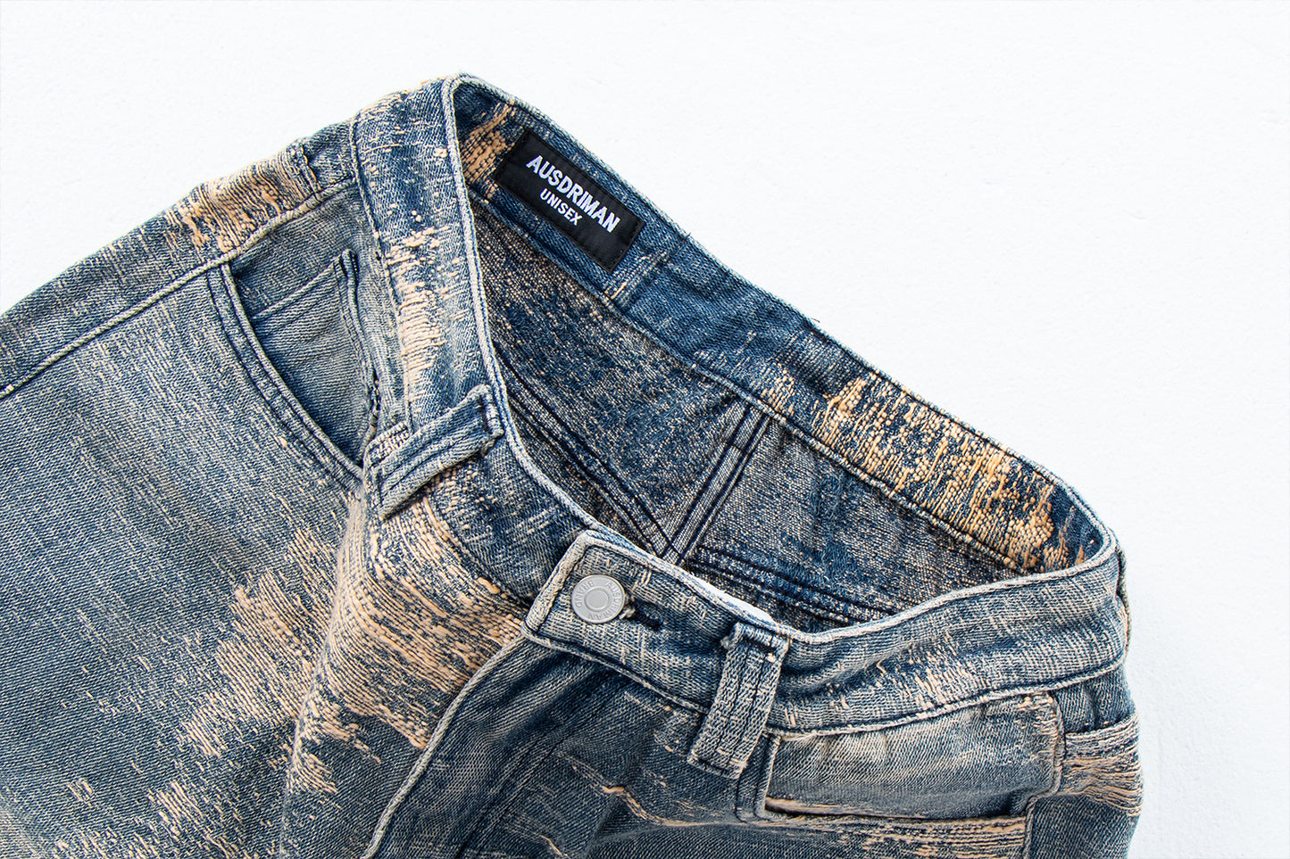 Street Style Washed Distressed Straight Leg Jeans | Tajstylo