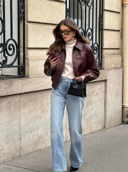 Casual Suede Jacket | Tajstylo