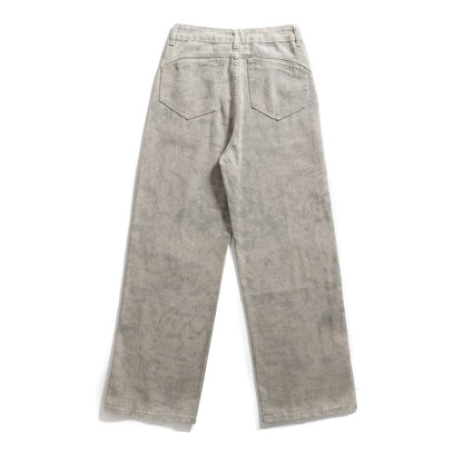 Versatile Tie-Dye Straight Cut Jeans | Tajstylo