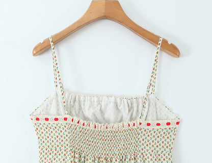 Floral Camisole Long Skirt | Tajstylo