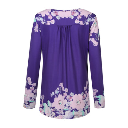 Floral Printed Tunic Shirt | Tajstylo