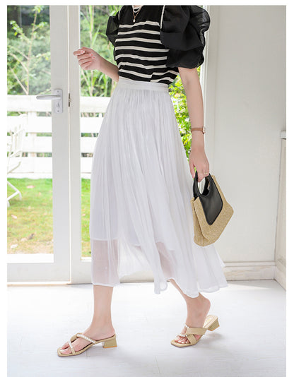 Elegant A-Line Skirt for Women | Tajstylo