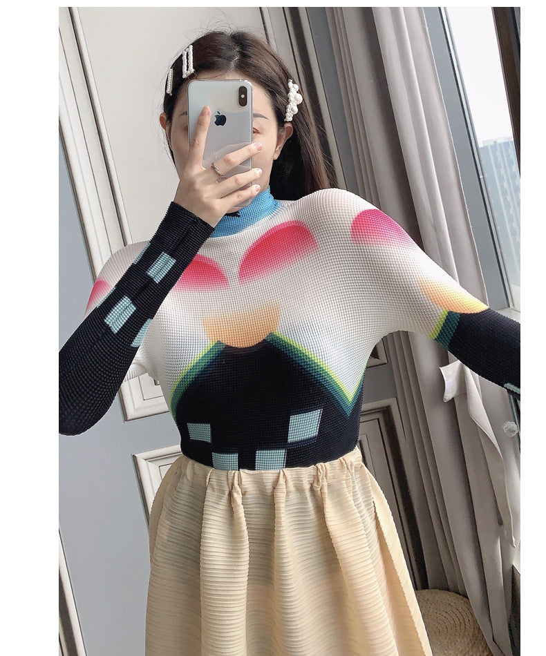 Miyake Pleated Corset Top | Tajstylo